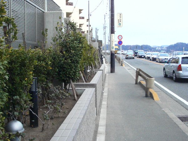 国道を逗子方面に向いた画像です 国道を逗子方面に向いた画像です