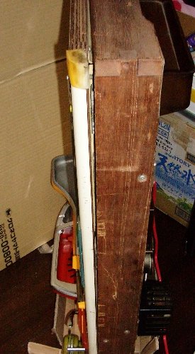 電動・手動両用パチンコ台側面の画像です 電動・手動両用パチンコ台側面の画像です