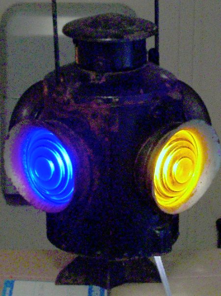 ポイント転轍灯の画像です